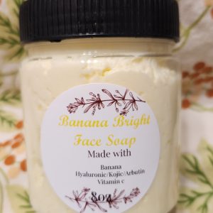 Fast brightening face soap